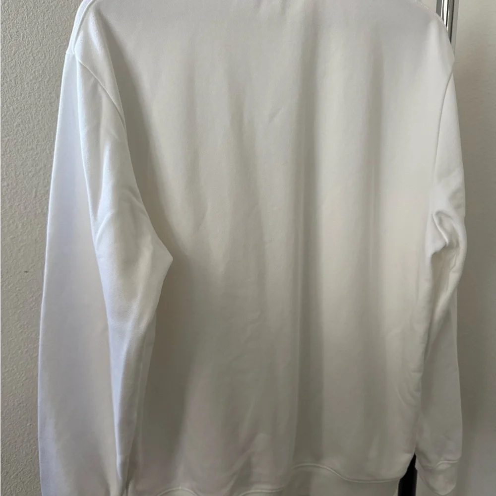 Alexander McQueen Dragonfly Graphic Sweatshirt White Designer Logo Size XL